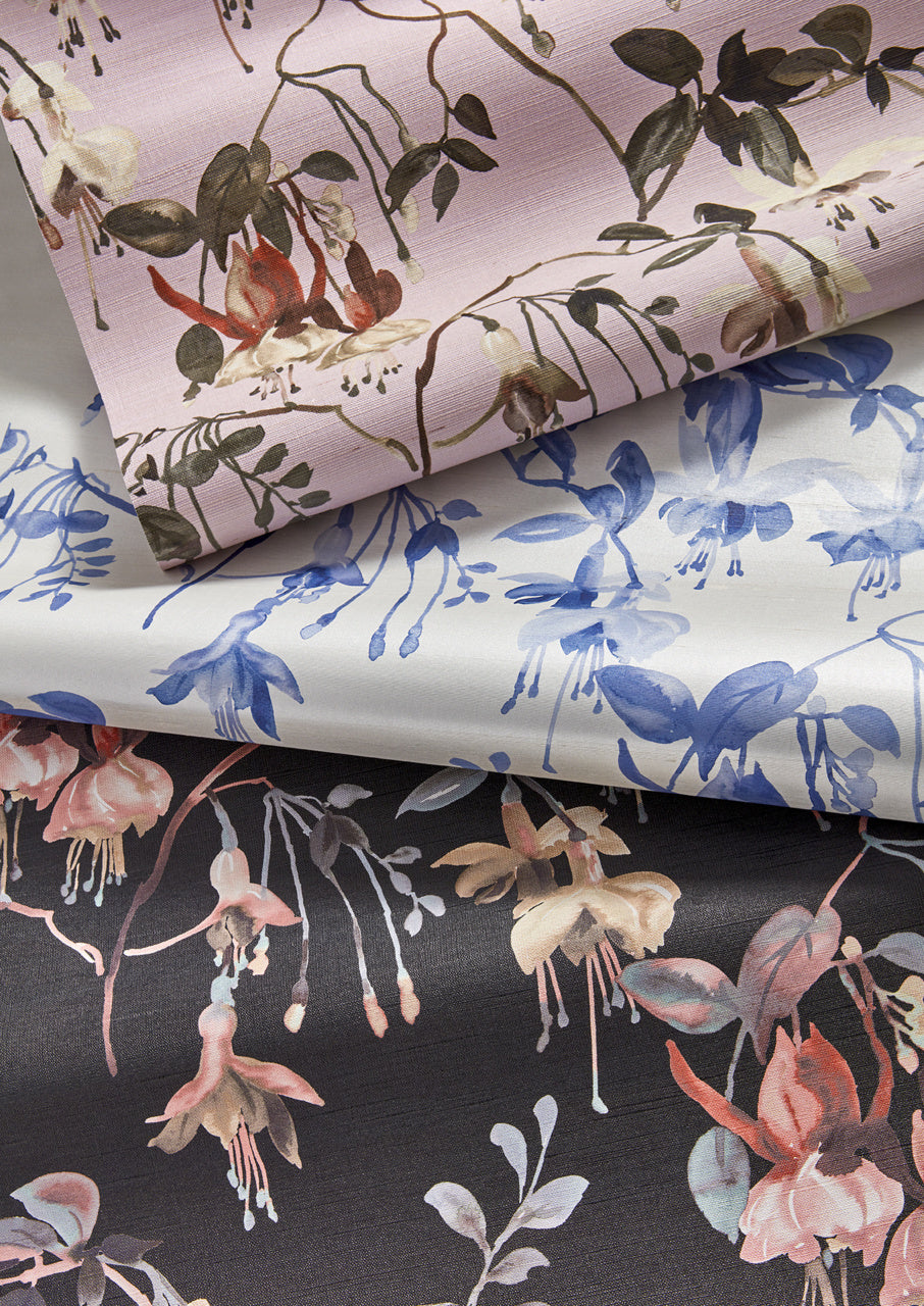 Purchase Phillip Jeffries Wallpaper - 9832, Blushing Blooms - Black Bouquet 1