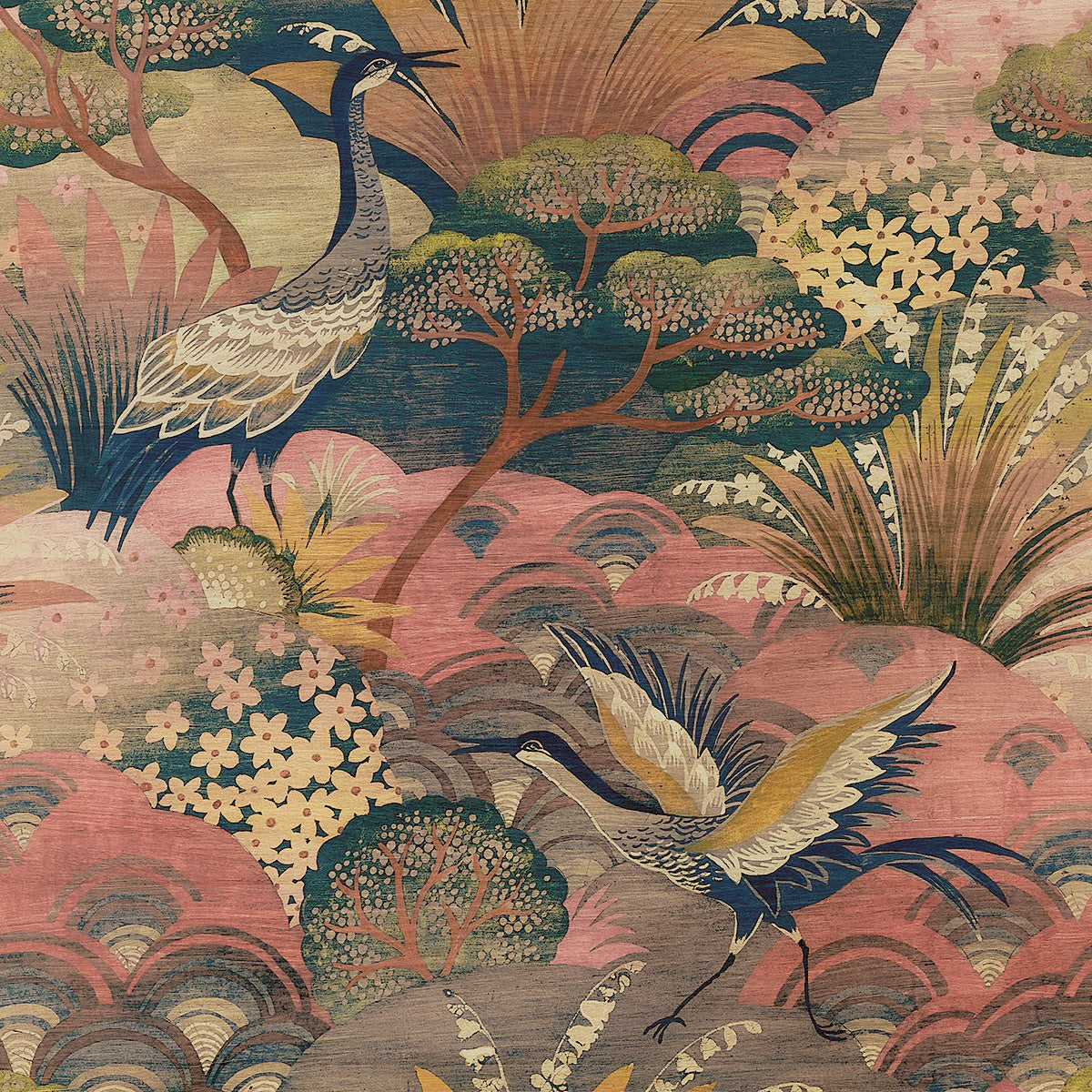 Purchase Phillip Jeffries Wallpaper - 35604, Fable - Garnet Grove On Floored