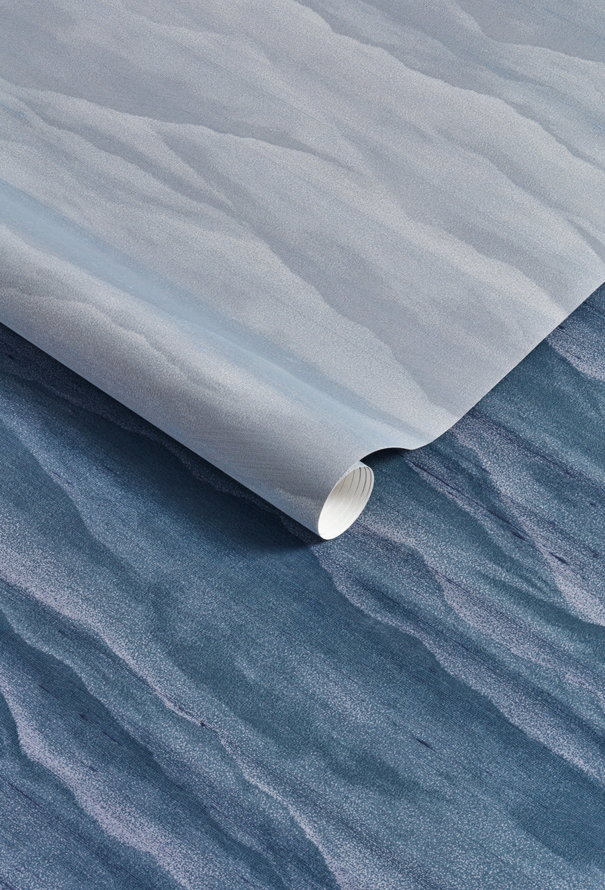 Purchase Phillip Jeffries Wallpaper - 9569, Silk Strata - Blue Quartzite 1