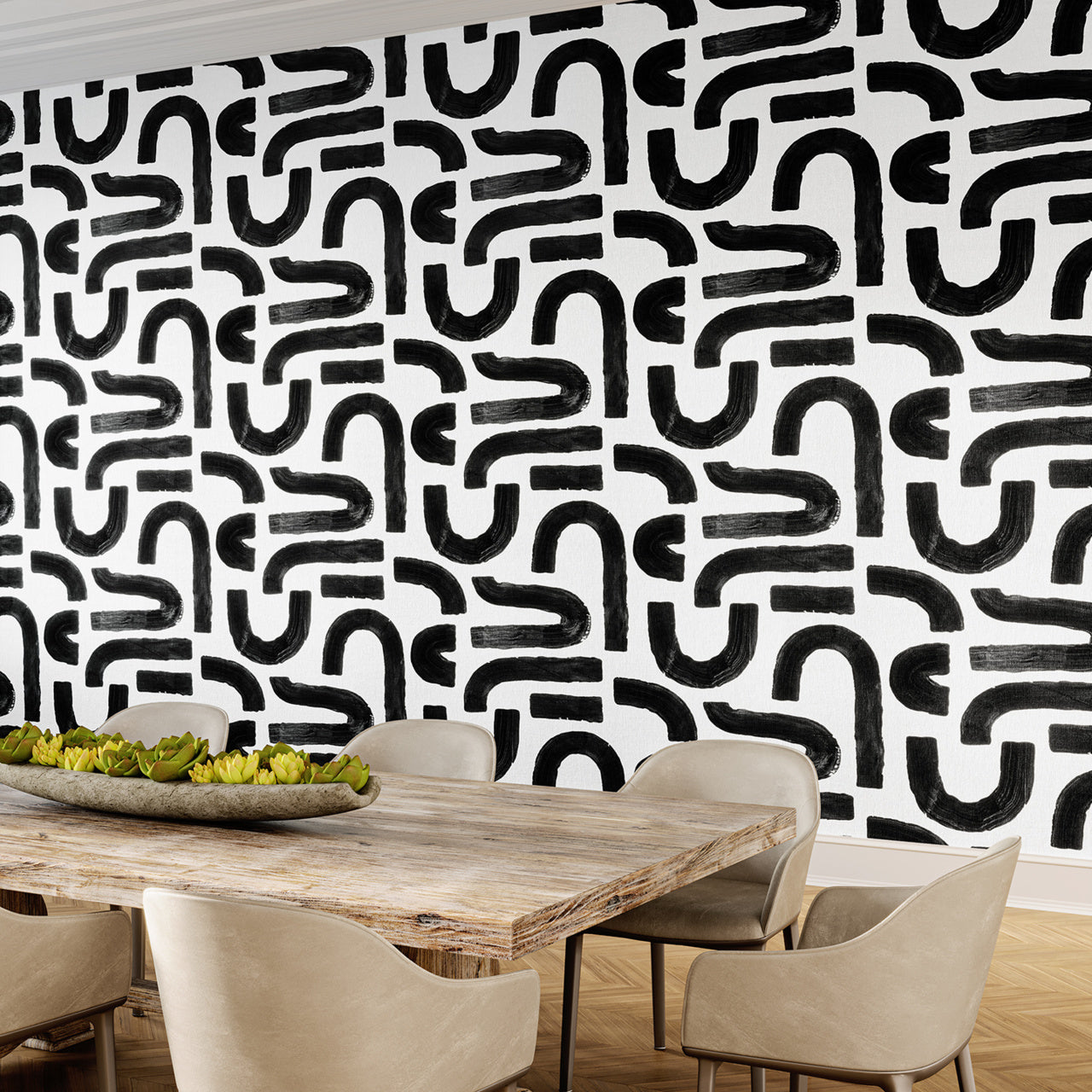 Purchase Phillip Jeffries Wallpaper - 10270, Curves - Dusk Whirlwind 2