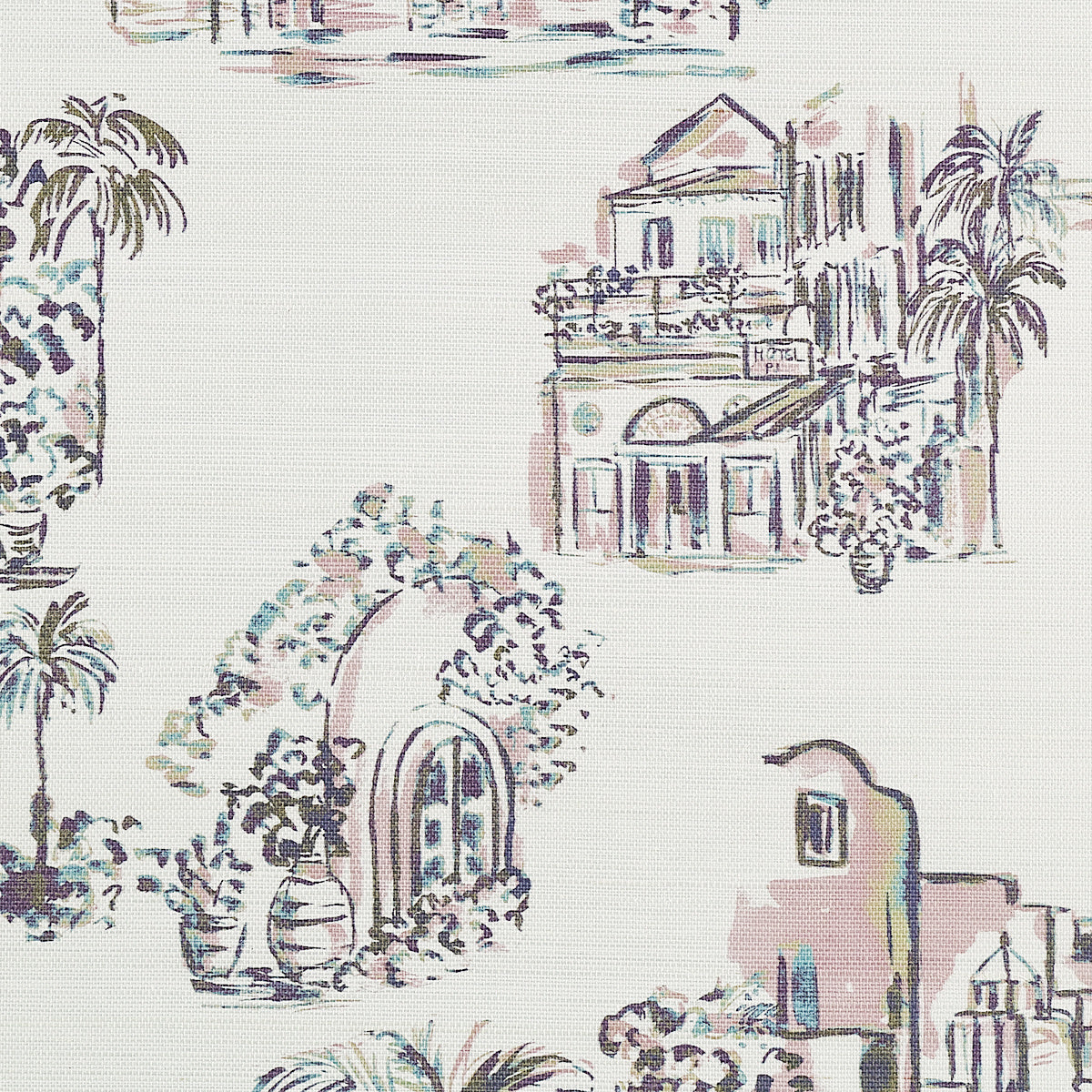 Purchase Phillip Jeffries Wallpaper - 28904, Toulouse Toile - Blush Bazaar 