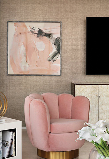 Purchase 7277 Vinyl Shine On Coffee Sheen Grasscloth by Phillip Jeffries Wallpaper 1