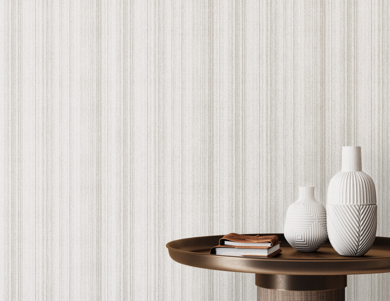 Purchase Phillip Jeffries Wallpaper - 31600, Chamberlain Stripe - Grey 2