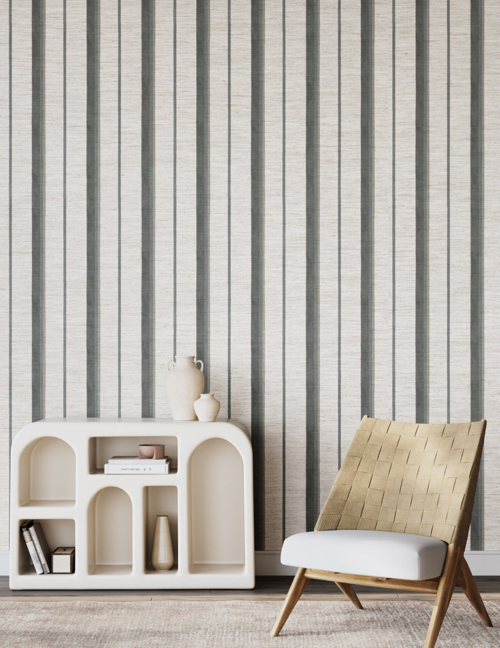 Purchase Phillip Jeffries Wallpaper - 27506, Saint-Tropez Stripe - Dusk Dance 2