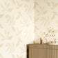 Purchase Phillip Jeffries Wallpaper - 40201, Desert Ivy - Faded Canopy On Woven Walls2
