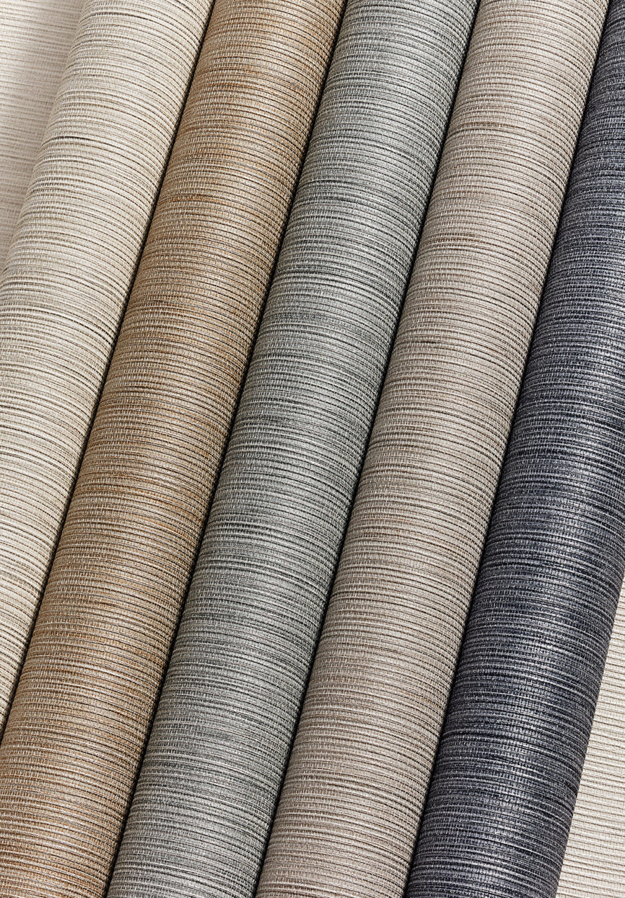 9399 | Vinyl Soho Hemp, Nickel Plated - Phillip Jeffries Wallpaper 1