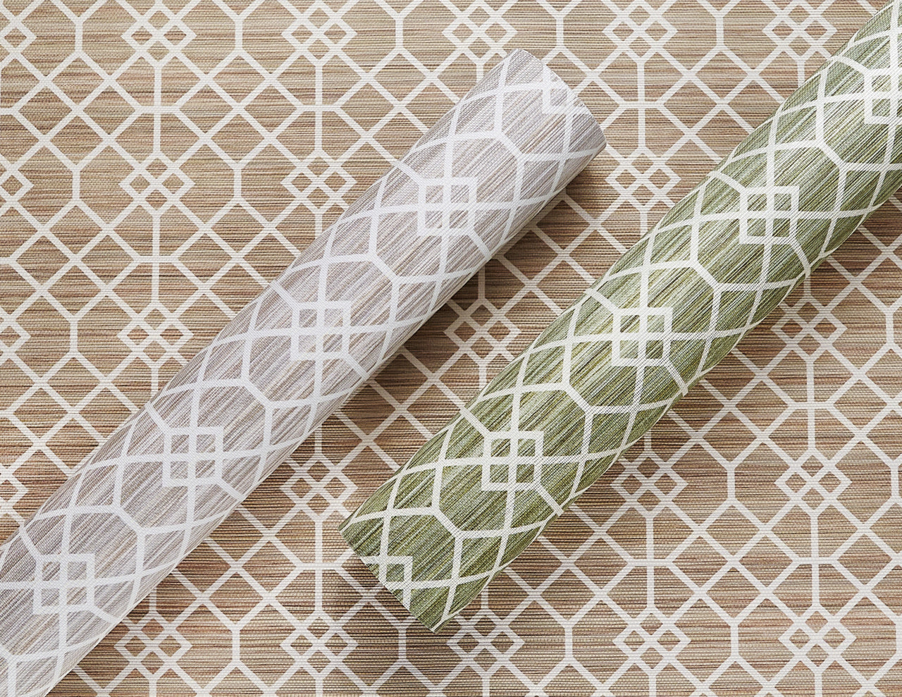 Purchase Phillip Jeffries Wallpaper - 35507, Garden Gate - Willow Whisper On Glam Grass1