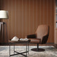Purchase Phillip Jeffries Wallpaper - 10722, Jackson Stripe - White On Rust 2