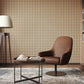 Purchase Phillip Jeffries Wallpaper - 10729, Prairie Plaid - White On Camel 2