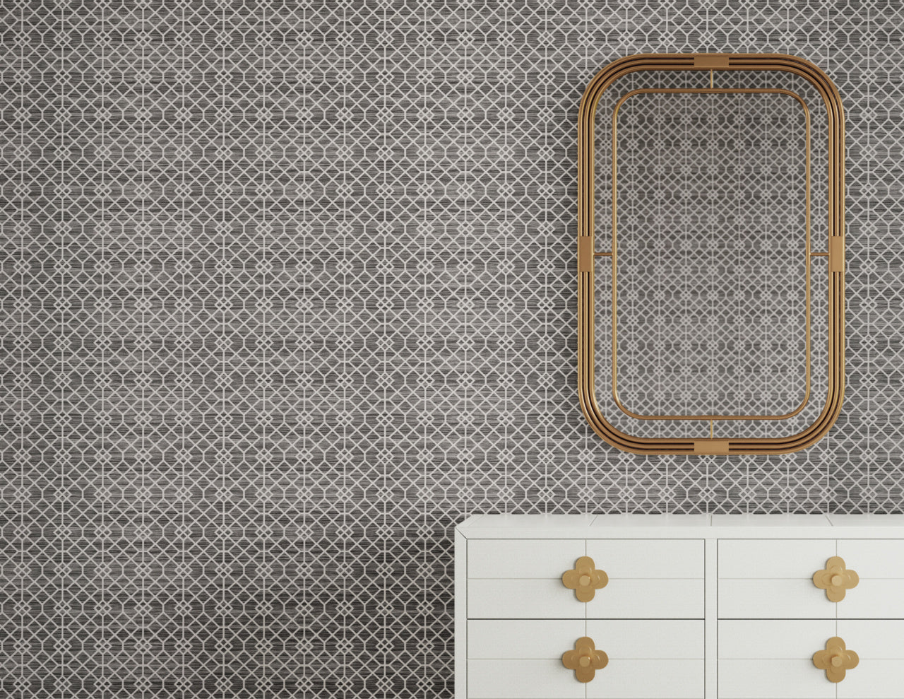 Purchase Phillip Jeffries Wallpaper - 35501, Garden Gate - Lunar Web On Vinyl Metalworks2