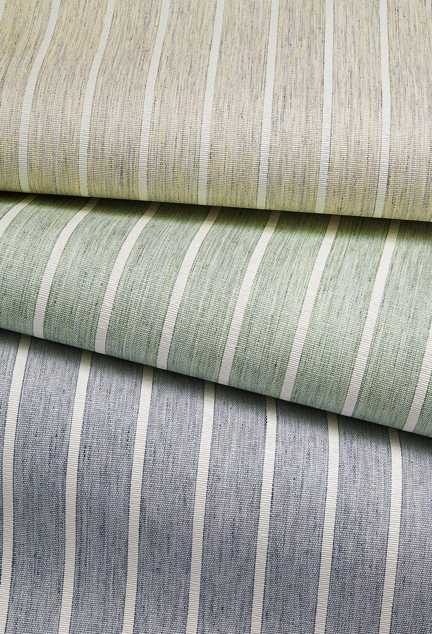 Purchase Phillip Jeffries Wallpaper - 9850, Coastal Stripe - Brant Point Blue 1