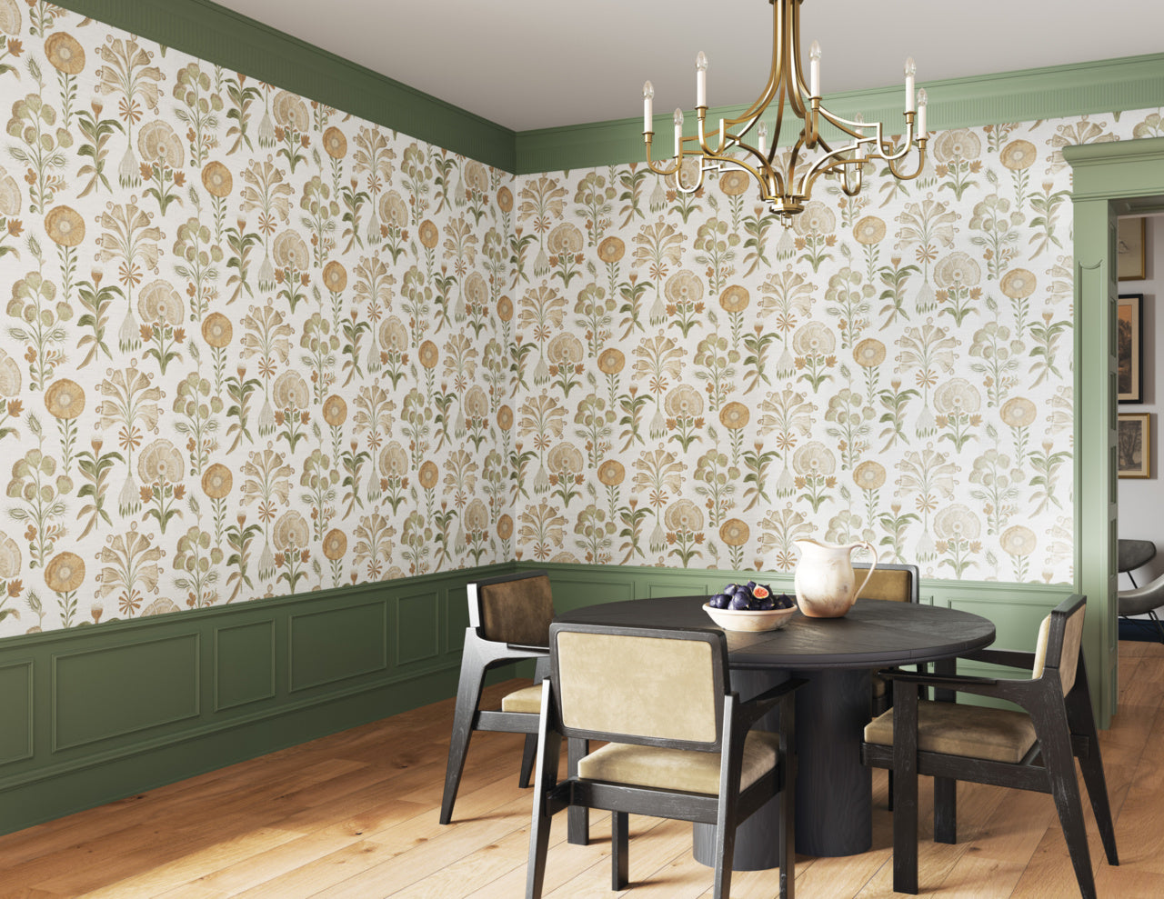 Purchase Phillip Jeffries Wallpaper - 40403, Posy - Botanic Drift On Glam Grass2