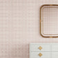 Purchase Phillip Jeffries Wallpaper - 35502, Garden Gate - Blushing Lattice On Glam Grass2