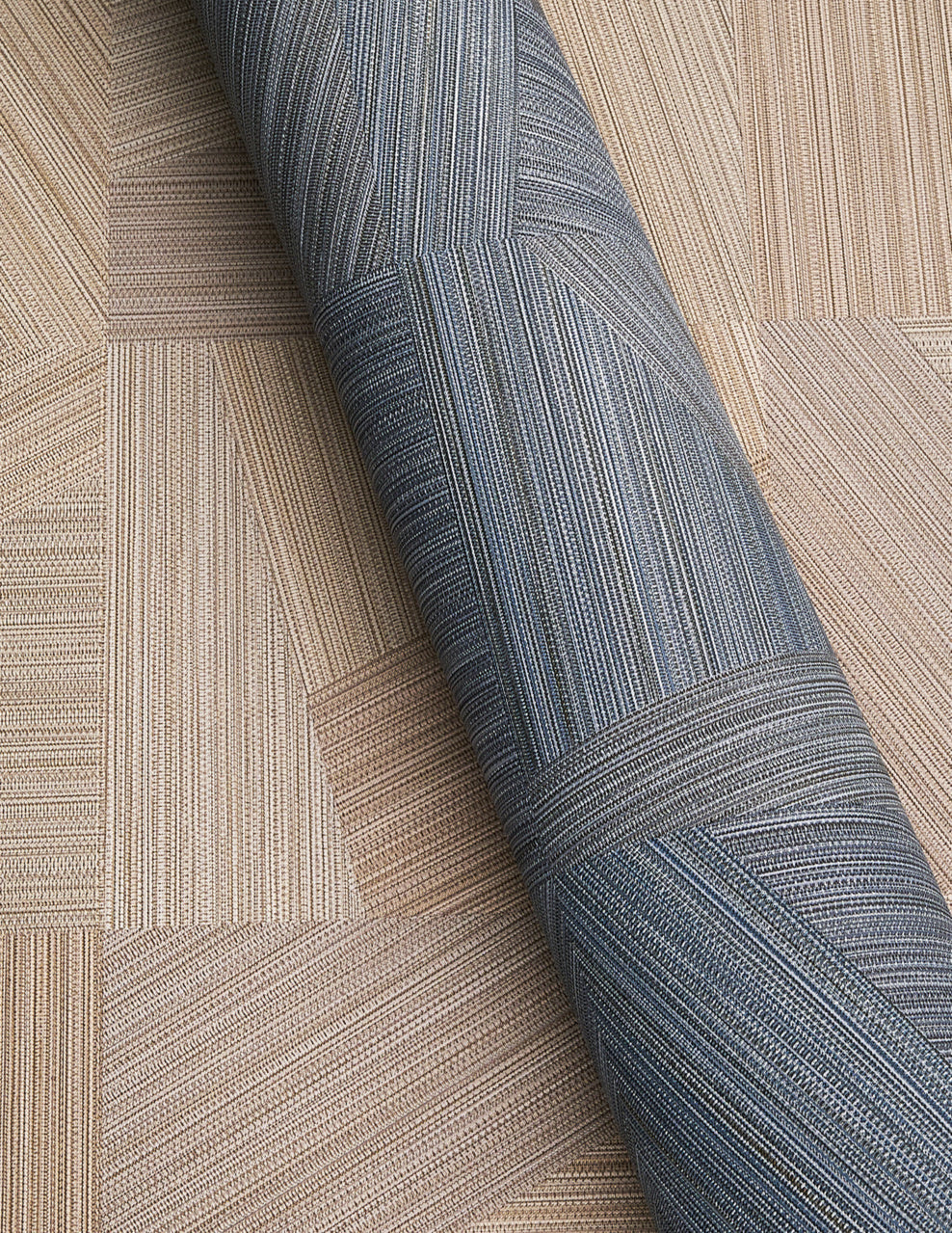 Purchase Phillip Jeffries Wallpaper - 10132, Vinyl Mosaica - Ceramic Blue 1