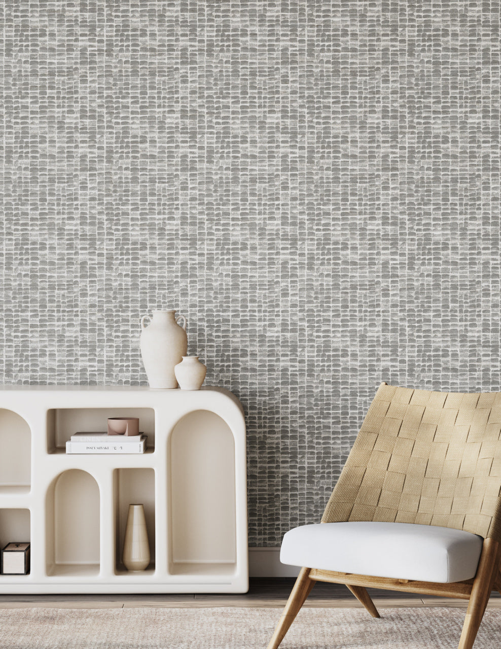 Purchase Phillip Jeffries Wallpaper - 24907, Sea Stone - Mink 2