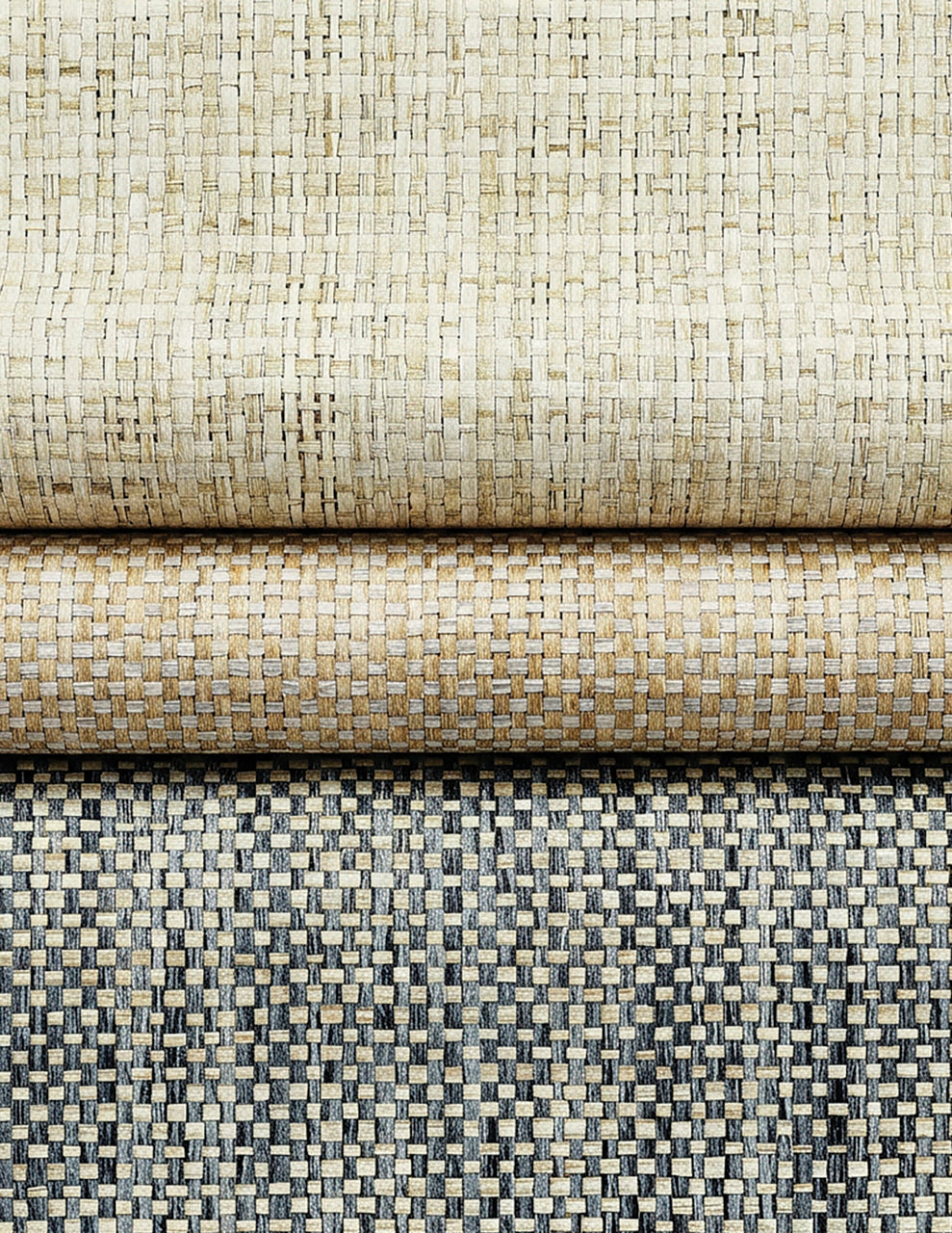Purchase 3522 Japanese Paper Weave Light Grey Phillip Jeffries Wallpaper 1