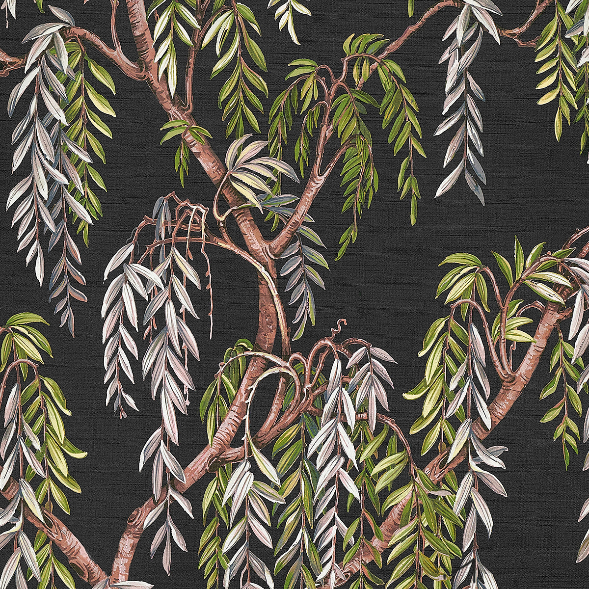 Purchase Phillip Jeffries Wallpaper - 27807, Whispering Willows - Nocturnal 