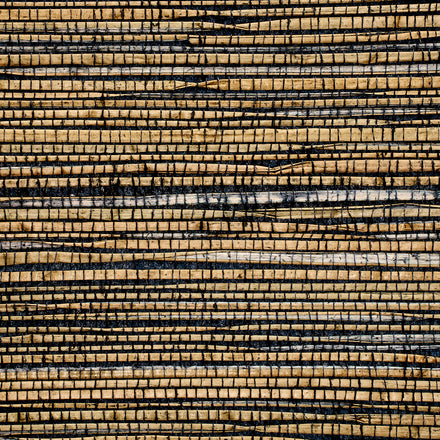 3381 | Grass Roots, Classic Navy - Phillip Jeffries Wallpaper