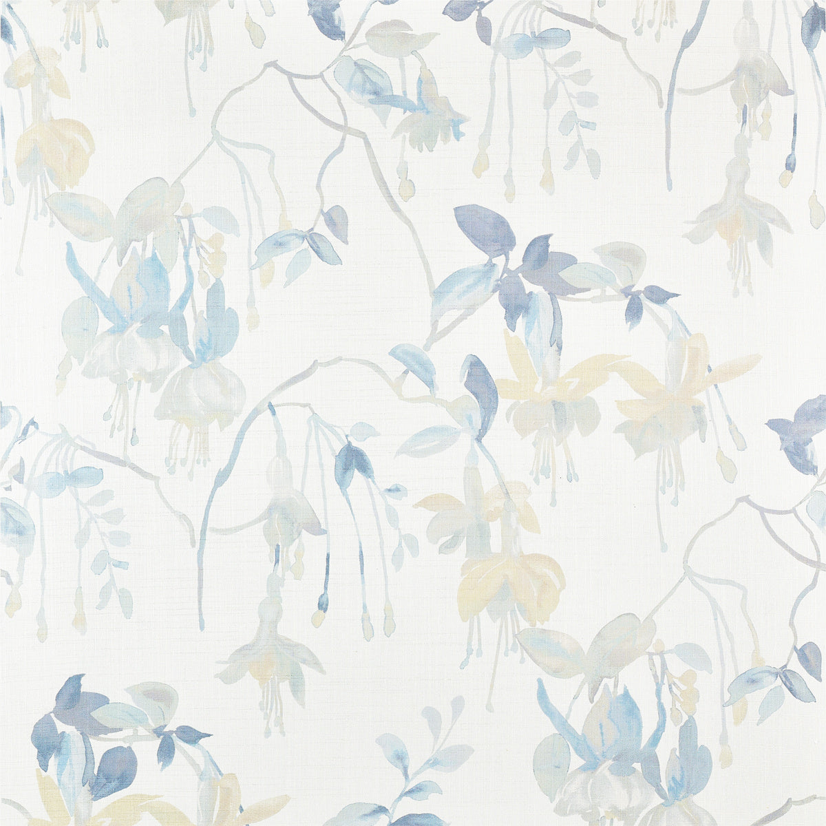 Purchase Phillip Jeffries Wallpaper - 9828, Blushing Blooms - Blue Petals 