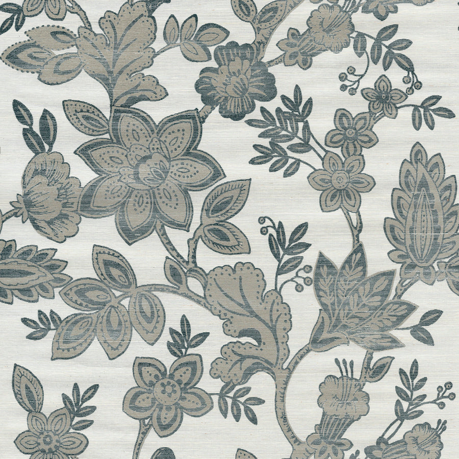 Purchase 7487 Bohemia Black On White Glam Grass Phillip Jeffries Wallpaper