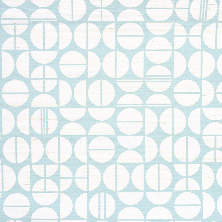Purchase 2949 Modern Moon Serene Blue On Marshmallow Manila Hemp Phillip Jeffries Wallpaper