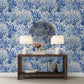 Purchase Phillip Jeffries Wallpaper - 9994, Toile De Sea - Cerulean Crest 2