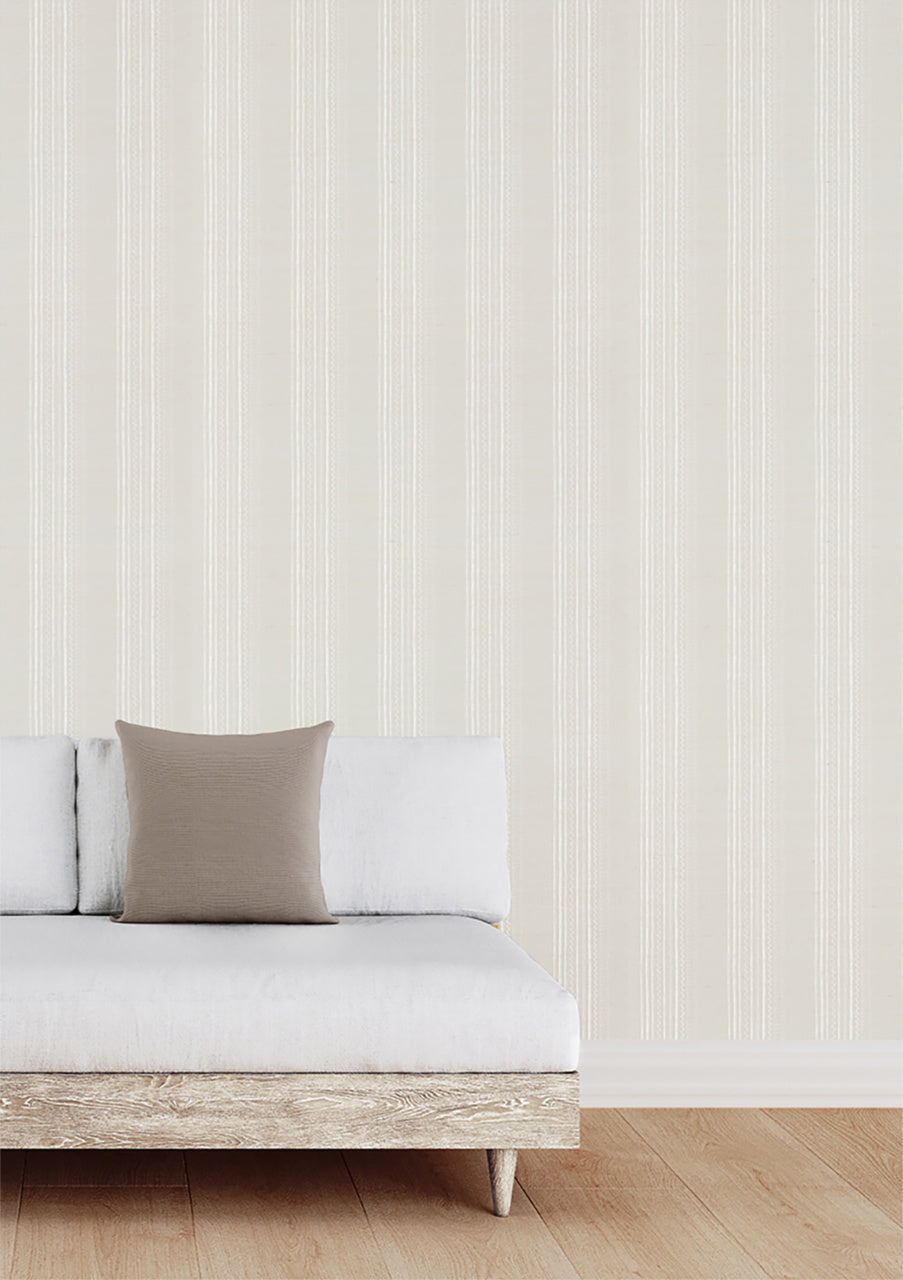 Purchase Phillip Jeffries Wallpaper - 10004, Maritime Stripe - Jackstay Grey 2