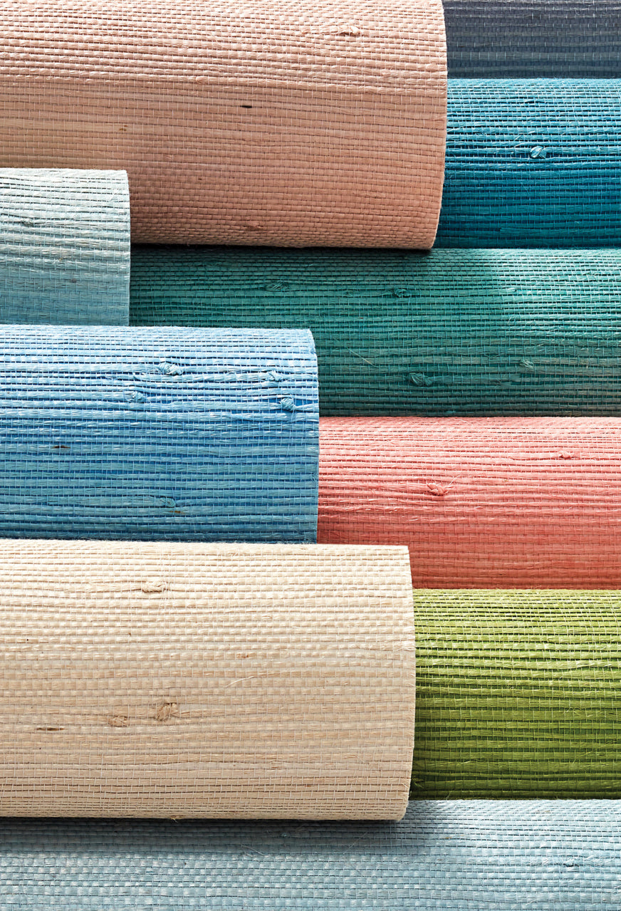 Purchase 4819 Juicy Jute Grasscloth Tantalizing Teal Phillip Jeffries Wallpaper 1