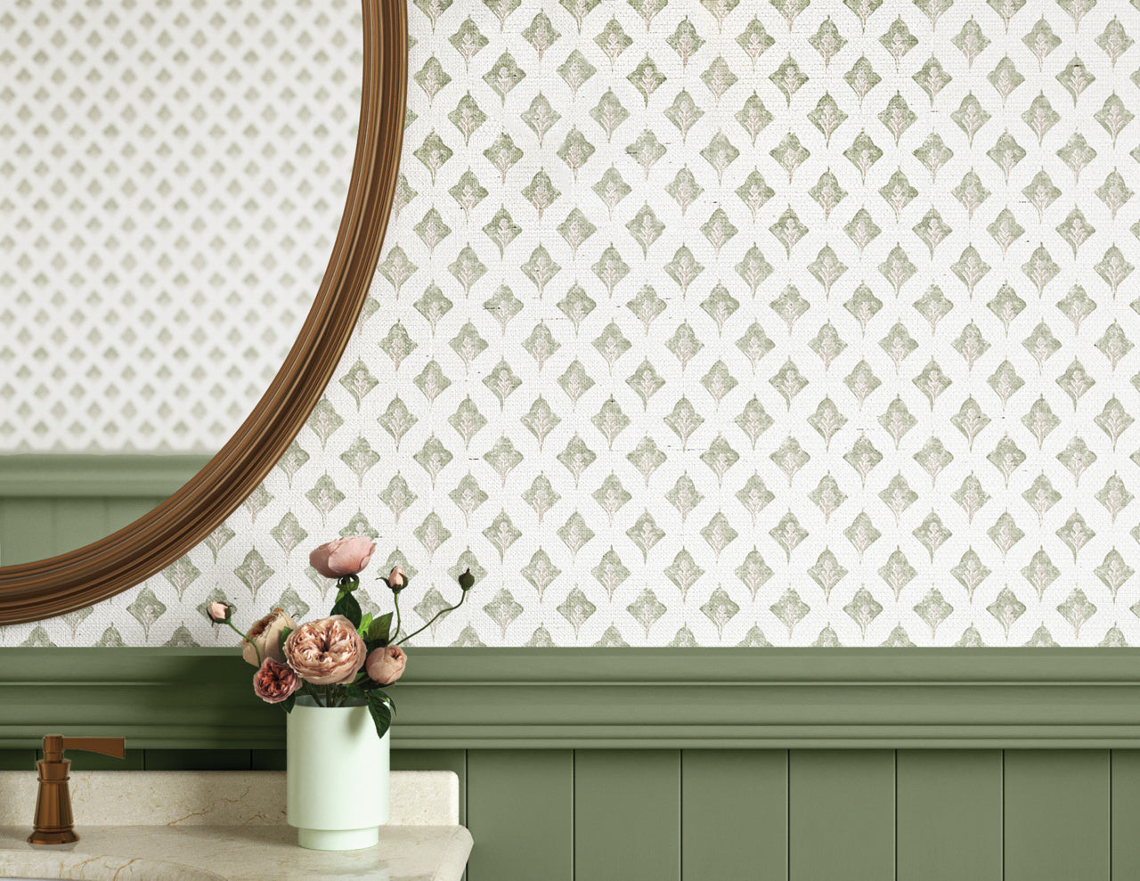 Purchase Phillip Jeffries Wallpaper - 25705, Tea Time - Matcha 2