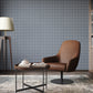Purchase Phillip Jeffries Wallpaper - 10723, Prairie Plaid - Beige On Light Blue 2