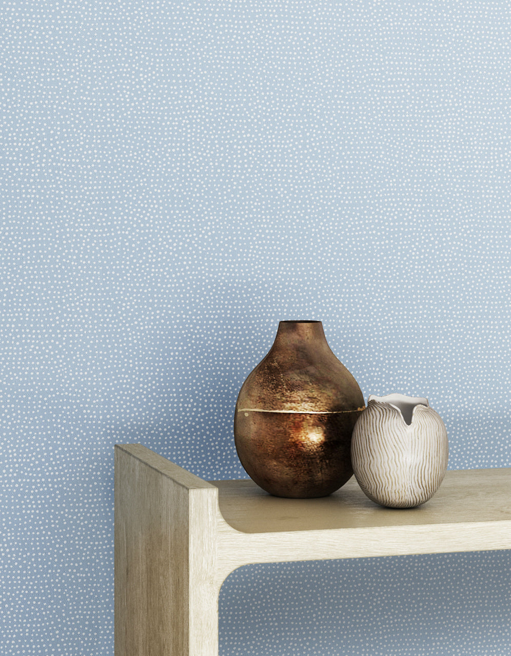 Purchase Phillip Jeffries Wallpaper - 10011, Droplets - Periwinkle With White 2