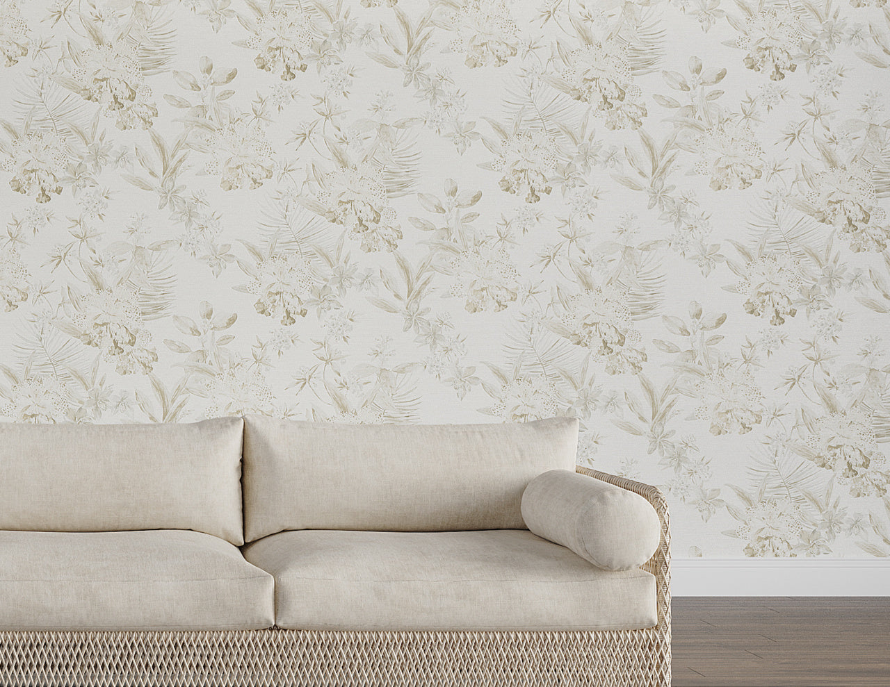 Purchase Phillip Jeffries Wallpaper - 10554, Aloha Orchids - Piña Colada 2