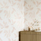 Purchase Phillip Jeffries Wallpaper - 40208, Desert Ivy - Blush Haze On Woven Walls2