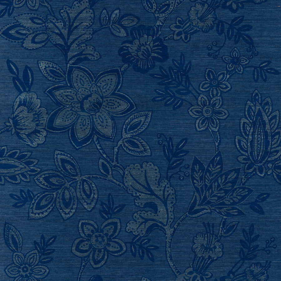 Purchase 7494 Bohemia Cobalt On Blue Manila Hemp Phillip Jeffries Wallpaper