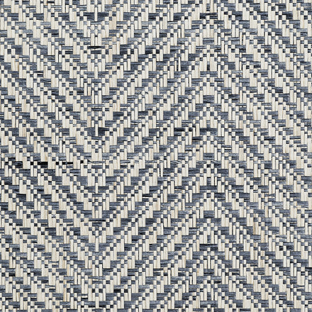 3293 | Chevron Chic, Bay Blue - Phillip Jeffries Wallpaper