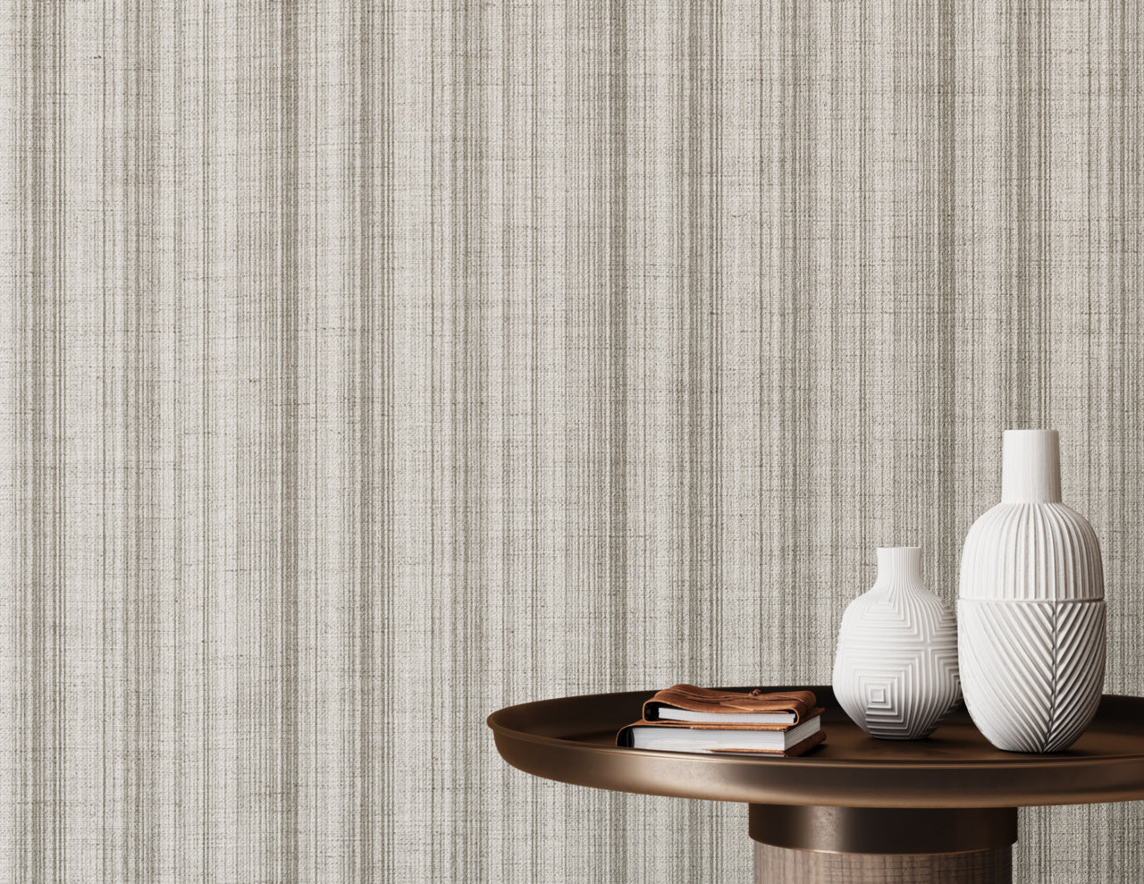 Purchase Phillip Jeffries Wallpaper - 31602, Chamberlain Stripe - Sepia 2