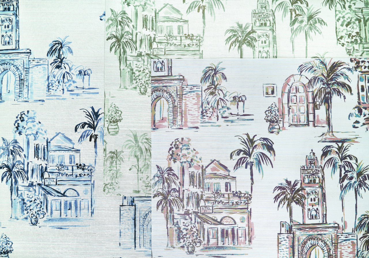 Purchase Phillip Jeffries Wallpaper - 28901, Toulouse Toile - Midnight Stroll 1