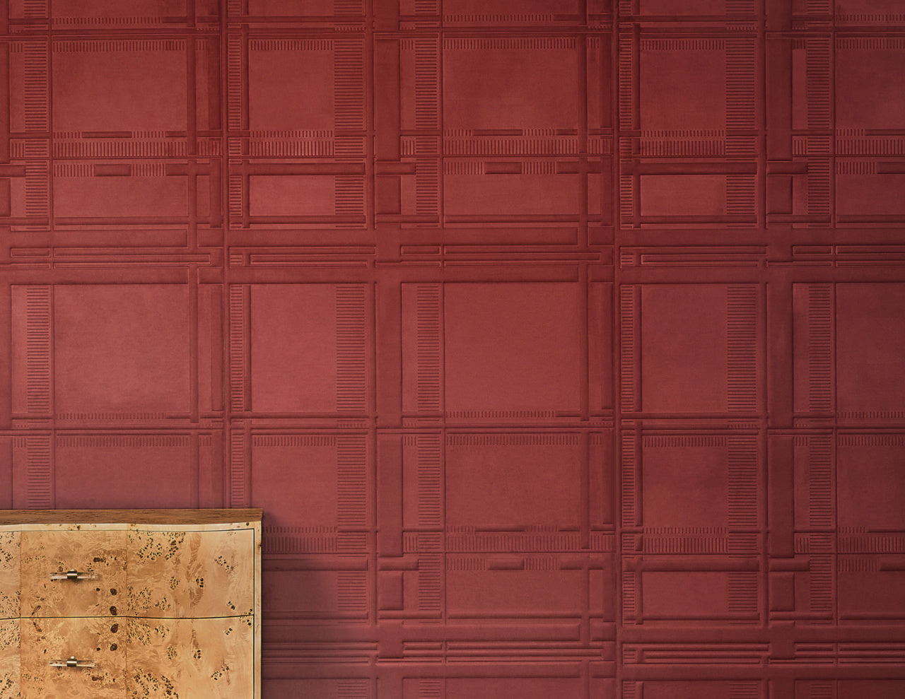 Purchase Phillip Jeffries Wallpaper - 28804, Lofted Lines - Lush Loden 2