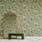 Purchase Phillip Jeffries Wallpaper - 35406, Jasmine - Emerald Bloom On Glam Grass2