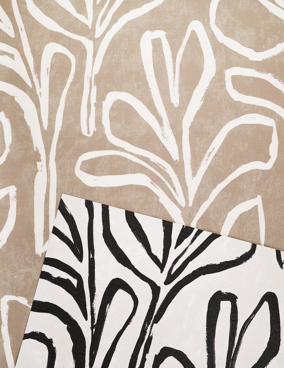 Purchase Phillip Jeffries Wallpaper - 10304, Sprig Silhouette - Neutral Bloom 1