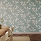 Purchase Phillip Jeffries Wallpaper - 40205, Desert Ivy - Blue Oasis On Manila Hemp2