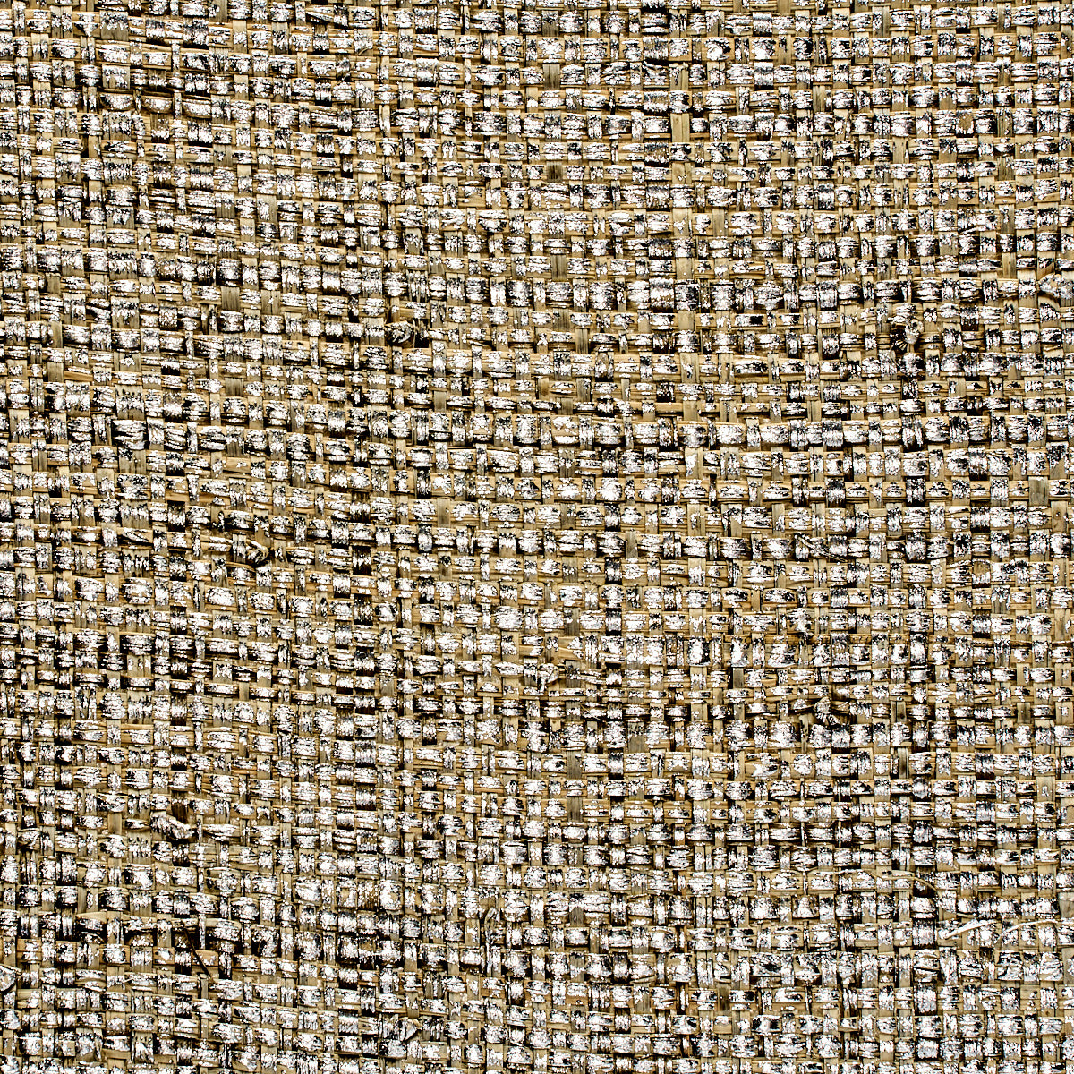 Purchase 3541 Max's Metallic Raffia Natural Silver Phillip Jeffries Wallpaper