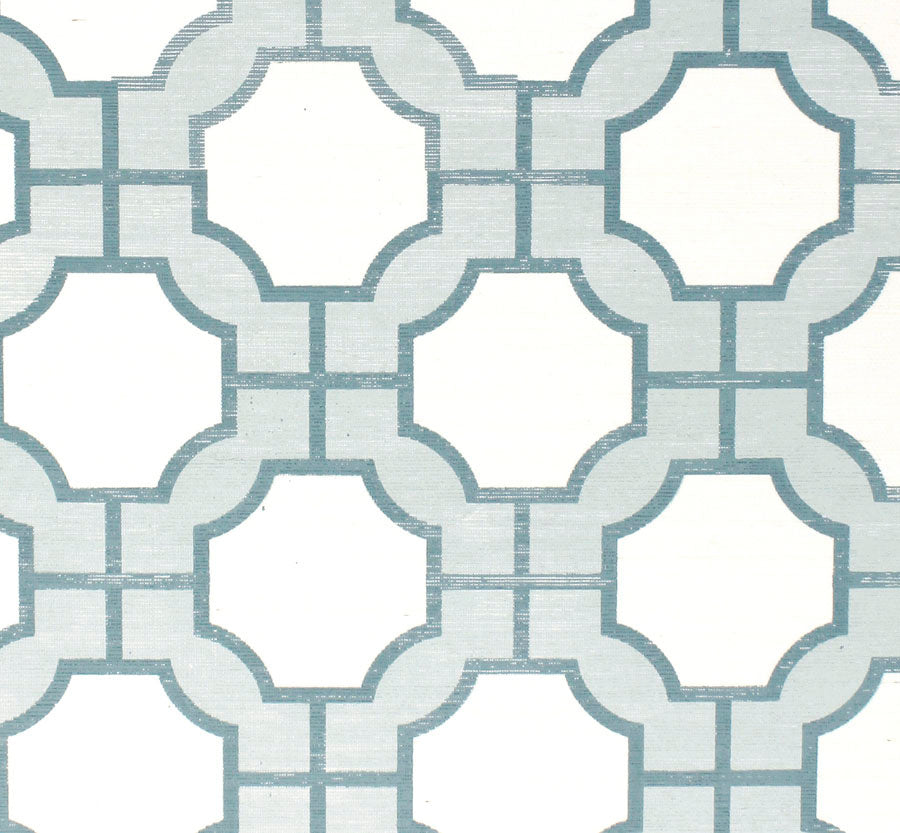 Purchase 5192 Imperial Gates Dove and Harbor Blue on White Manila Hemp Phillip Jeffries Wallpaper