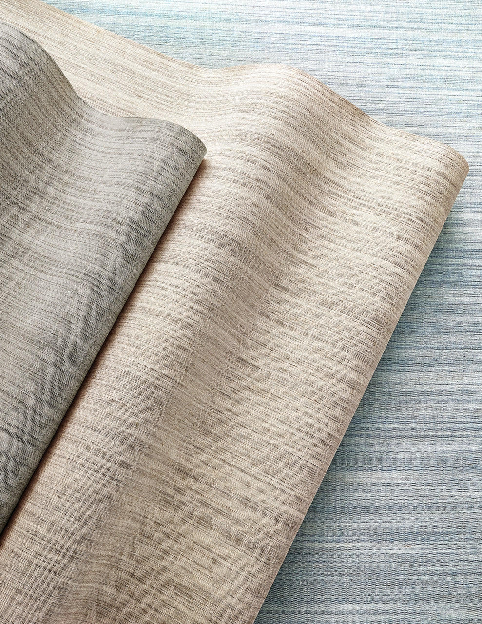 Purchase Phillip Jeffries Wallpaper - 10182, Heritage Threads - Artifact Azure 1