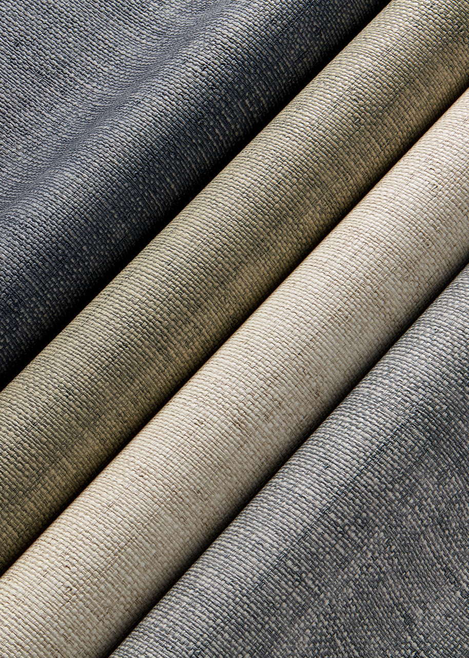 Find Phillip Jeffries Grasscloth Product PJ-9452 Vinyl Island Raffia - Neutral Navy 1
