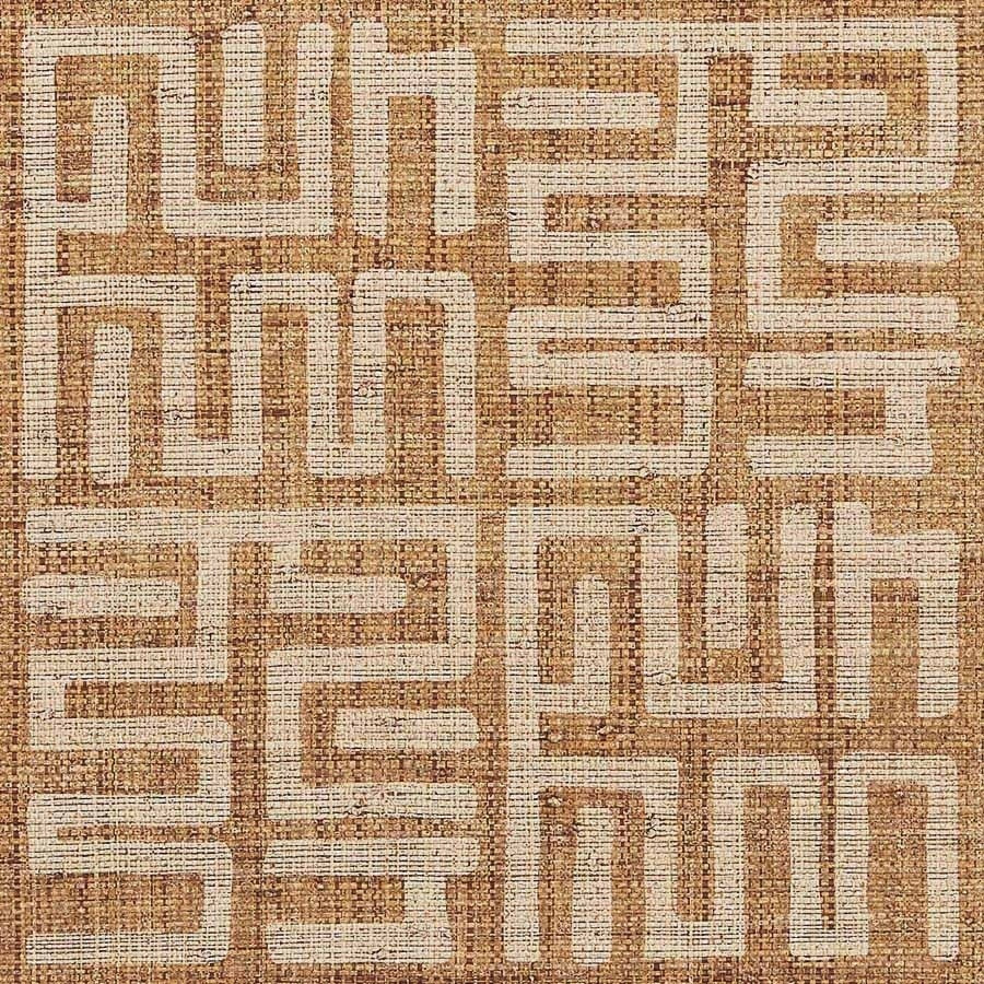 Purchase 1663 Kuba Cloth Cream On Copper Island Raffia Phillip Jeffries Wallpaper