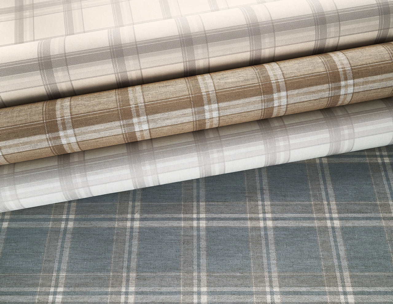 Purchase Phillip Jeffries Wallpaper - 10730, Prairie Plaid - White On Forest 1