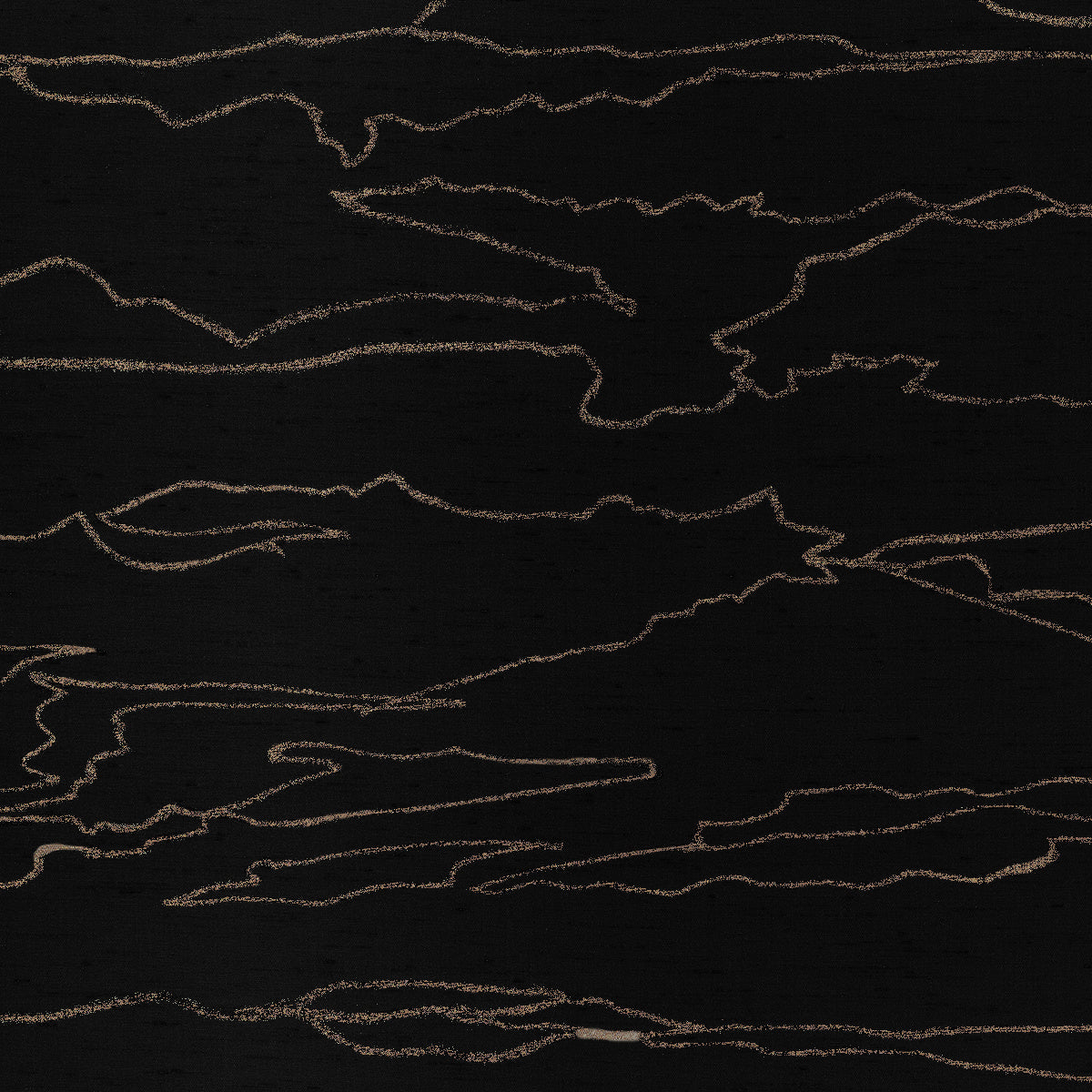 Sample - 36306 | Silken Streams, Gilded Onyx - Phillip Jeffries Wallpaper
