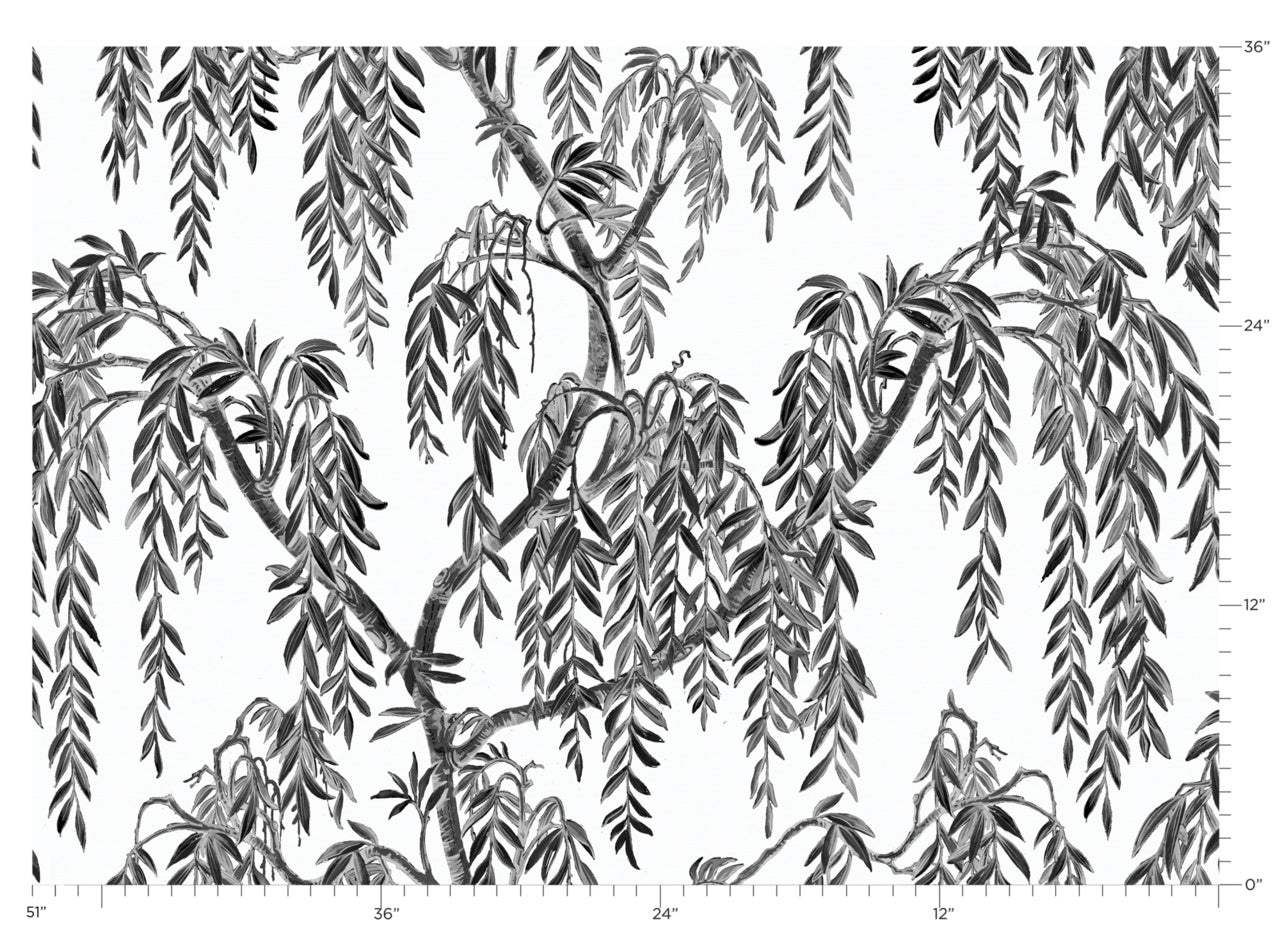 Purchase Phillip Jeffries Wallpaper - 27807, Whispering Willows - Nocturnal 3