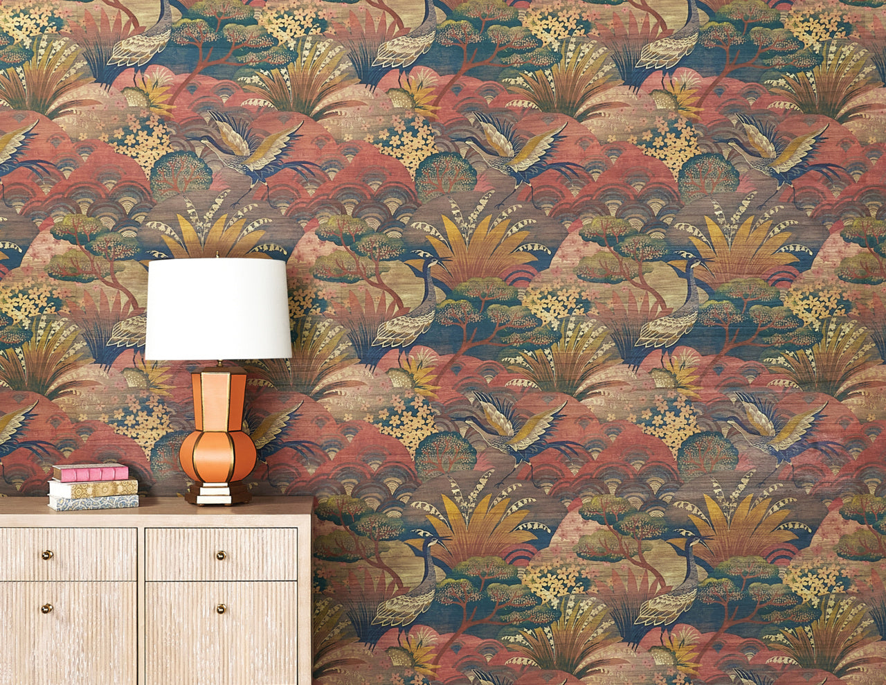 Purchase Phillip Jeffries Wallpaper - 35604, Fable - Garnet Grove On Floored2